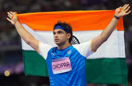 Neeraj Chopra wins India’s first silver medal of Paris Olympics in men’s javelin